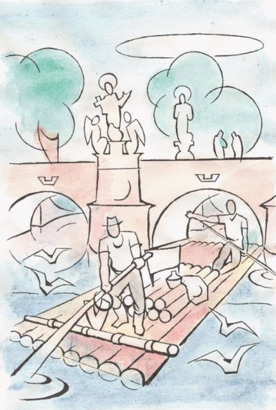 Jaroslav indel, Vorai pod pseckm mostem