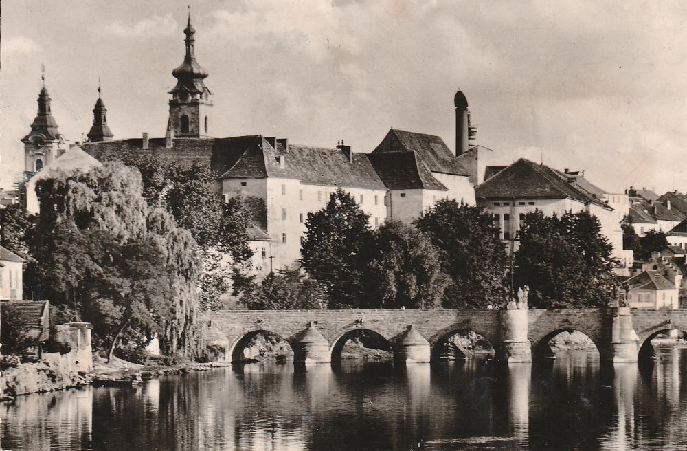 Pseck hradany, foto ze 60. let 20. stolet